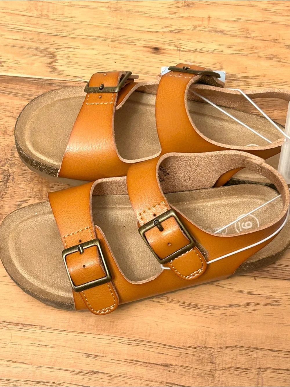 Toddler Reagan Footbed Sandals - Cat & Jack™ Cognac Size 9T new